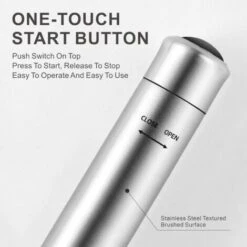 Mini Stainless Steel Milk Frother - Cordless Lightweight Outdoor Coffee Frother Can Be Used For Coffee, Milk, Eggs And Beverages (Stainless Steel) -Home Appliance Store 71285766 3