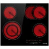 Built-in Ceramic Hob, 4 Zones Electric Cooktop In Black, 6600W Total Output, With Dual & Oval Zone Touch Control Timer Child Lock Gasland Chef CH604BF -Home Appliance Store 71426699 1