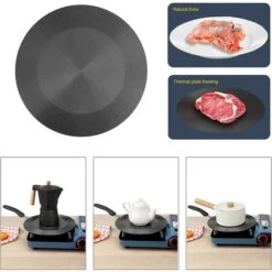 Heat Diffuser For Induction Hob, Defrost Plate, Energy Saving Diffuser, Gas Stove Aluminum (240mm4mm) -Home Appliance Store 71963605 5