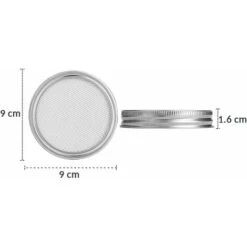 Pack Stainless Steel Sprouting Jar Lid Kit For Excellent Ventilation Wide Mouth Mason Jars Mason Jars For Making -Home Appliance Store 72509571 3