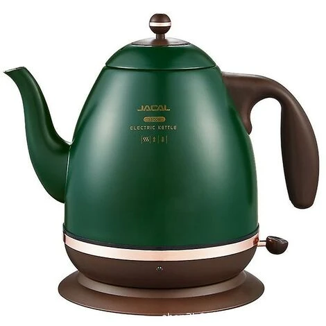 Retro Electric Kettle 304 Stainless Steel Household Appliances 1.5l Portable Travel Water Boiler 1500w European Style Coffee Pot Red 4 Retro Electric Kettle 304 Stainless Steel Household Appliances 1.5l Portable Travel Water Boiler 1500w European Style Coffee Pot Red - Image 2
