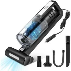 Powerful Car Vacuum Cleaner 5500pa Portable Handheld 100w Wet & Dry Use Rechargeable Home Car Vacuum Cleaner -Home Appliance Store 74691961 2