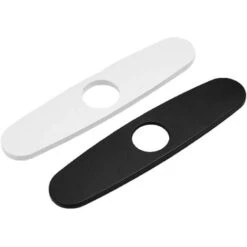 Bathroom Kitchen Tap Deck 10 Matt White Badge Kitchen Plate For 1 Or 3 Holes, 1 Room, Black 7 Bathroom Kitchen Tap Deck 10 Matt White Badge Kitchen Plate For 1 Or 3 Holes, 1 Room, Black -Home Appliance Store 76384243 3