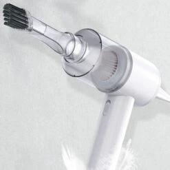 Cordless Car Vacuum Cleaner, Vacuum And Blower 2 In 1 Mini Vacuum Cleaner, Durable Dust Mite Cleaner For Home And Car, Cordless Vacuum And Blower White (Built-in Lithium Battery) -Home Appliance Store 77084450 3