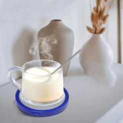 Coffee Mug Warmer For Desk Auto Shut Off USB, Electric Beverage Warmer For Coffee,Cocoa,Tea,Milk Blue -Home Appliance Store 77431919 4