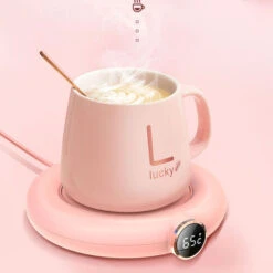 Coffee Mug Warmer For Desk Auto Shut Off USB, Electric Beverage Warmer For Coffee,Cocoa,Tea,Milk Pink -Home Appliance Store 77431963 5