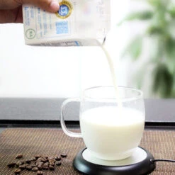 Coffee Mug Warmer For Desk Auto Shut Off USB, Electric Beverage Warmer For Coffee,Cocoa,Tea,Milk Dark Wood Texture 10 Coffee Mug Warmer For Desk Auto Shut Off USB, Electric Beverage Warmer For Coffee,Cocoa,Tea,Milk Dark Wood Texture -Home Appliance Store 77431970 4