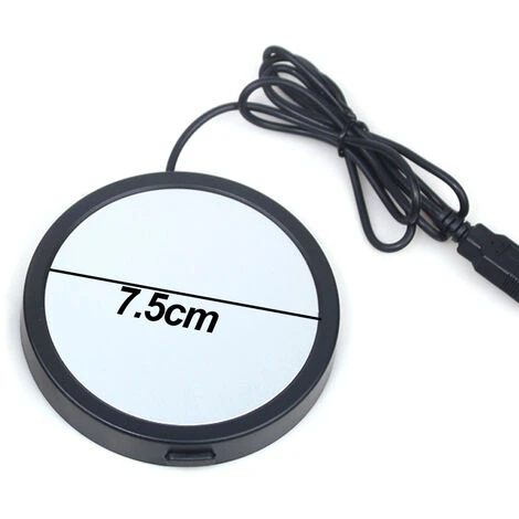 Coffee Mug Warmer For Desk Auto Shut Off USB, Electric Beverage Warmer For Coffee,Cocoa,Tea,Milk Black 4 Coffee Mug Warmer For Desk Auto Shut Off USB, Electric Beverage Warmer For Coffee,Cocoa,Tea,Milk Black - Image 2