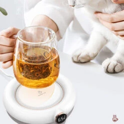 Coffee Mug Warmer For Desk Auto Shut Off USB, Electric Beverage Warmer For Coffee,Cocoa,Tea,Milk White -Home Appliance Store 77432113 4