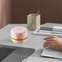 Desktop Vacuum Cleaner Mini USB Adjustable Charging Strong Suction Power Charging Computer Keyboard Cleaning Table Dust Sweeper Crumb Counter Portable Office Kitchen Energy Saving -Home Appliance Store 77561790 4