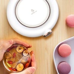 Coffee Mug Warmer&Cup Warmer For Office Desk Use, Electric Beverage Warmer, Coffee Warmer Plate For Cocoa White -Home Appliance Store 78327030 4