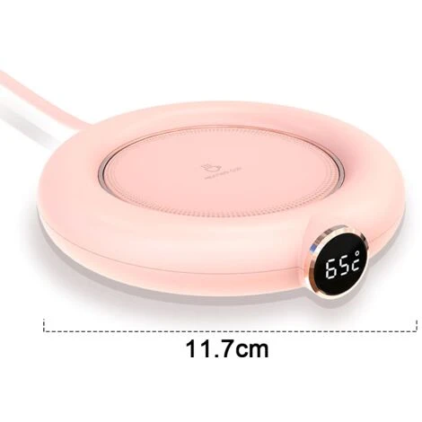 Coffee Mug Warmer&Cup Warmer For Office Desk Use, Electric Beverage Warmer, Coffee Warmer Plate For Cocoa Pink 4 Coffee Mug Warmer&Cup Warmer For Office Desk Use, Electric Beverage Warmer, Coffee Warmer Plate For Cocoa Pink - Image 2