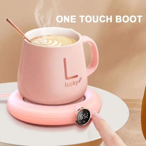 Coffee Mug Warmer&Cup Warmer For Office Desk Use, Electric Beverage Warmer, Coffee Warmer Plate For Cocoa Pink 6 Coffee Mug Warmer&Cup Warmer For Office Desk Use, Electric Beverage Warmer, Coffee Warmer Plate For Cocoa Pink - Image 4