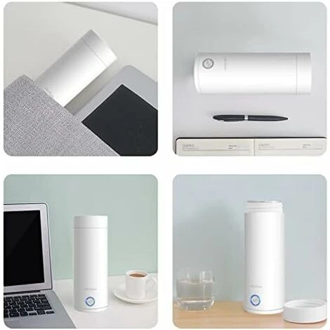 Travel Kettle, Portable Kettle For Healthy Drinks, Fast Boiling, Auto Shut-Off Small Kettle, Small 400ml Kettle (White) 7 Travel Kettle, Portable Kettle For Healthy Drinks, Fast Boiling, Auto Shut-Off Small Kettle, Small 400ml Kettle (White) - Image 5