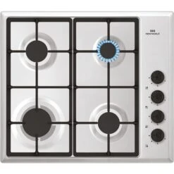 NewWorld 60cm Gas Hob - Stainless Steel - NWG61X -
