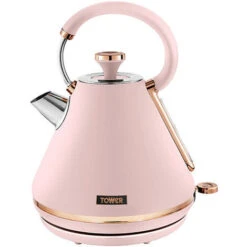 Tower Cavaletto Pyramid Kettle And 2 Slice Toaster Set Pink -Home Appliance Store 83668521 3