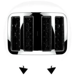 The Funky Appliance Company 4 Slice Toaster White -Home Appliance Store 83668771 5