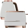 Beko Off White & Rose Gold Cosmopolis Dome Kettle & 2 Slice Toaster Set -Home Appliance Store 83670608 1