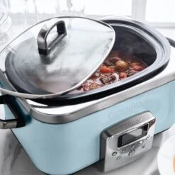 GreenPan Non-Stick Slow Cooker 6L Blue -Home Appliance Store 83671432 4
