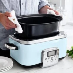 GreenPan Non-Stick Slow Cooker 6L Blue -Home Appliance Store 83671432 5