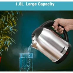 Electric Kettle Stainless Steel Cordless Jug 1.8L Overheat Protection Geepas -Home Appliance Store 83743717 4