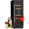 Klarstein Vinovilla 17 Built-In Duo Vilhelmine Edition Wine Fridge 17 Bottles 3-Colour Glass Door -Home Appliance Store 87106525 1