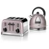 Cuisinart Style Vintage Rose Traditional Kettle & 4 Slice Toaster Breakfast Set -Home Appliance Store 87183708 1