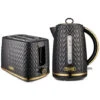 Tower Empire Kettle And 2 Slice Toaster Set Black 2 Tower Empire Kettle And 2 Slice Toaster Set Black -Home Appliance Store 87185148 1