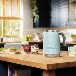 Beko Duck Egg Blue & Chrome Cosmopolis 1.7L Kettle -Home Appliance Store 87185966 5