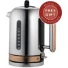 Dualit Classic Kettle Polished Stainless Steel And Copper Trim -Home Appliance Store 87186228 1