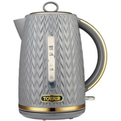 Tower Empire Kettle And 4 Slot Toaster Set Grey -Home Appliance Store 87187053 3