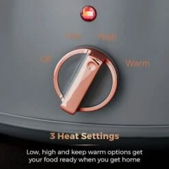 Tower Cavaletto 3.5 Litre Slow Cooker Grey -Home Appliance Store 87188480 3