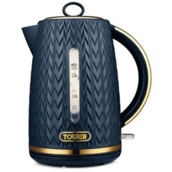 Tower Empire Kettle And 4 Slot Toaster Set Midnight Blue -Home Appliance Store 87568803 3