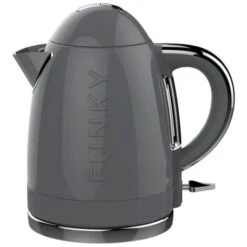 The Funky Appliance Company 1.7 Litre Kettle And 4 Slice Toaster Set Grey -Home Appliance Store 88018714 2