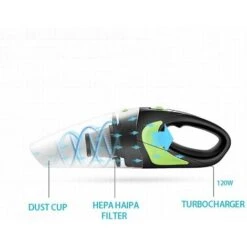 Cordless Handheld Vacuum Cleaner, 4000PA Car Vacuum Cleaner, 120W Power, USB Rechargeable, Wet And Dry Vacuum Cleaner -Home Appliance Store 88298589 5