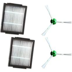 Side Brush Sweeping Robot Accessories For Irobot Roomba I7 E5 E6 I3 Series, 2x Filter + 2x Roller Brush + 2x Side Brush -Home Appliance Store 88300266 4