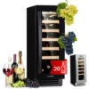 Klarstein Vinovilla 20 Built-In Wine Fridge 50l / 20 Bottles Glass Door Stainless Steel -Home Appliance Store 88779318 1