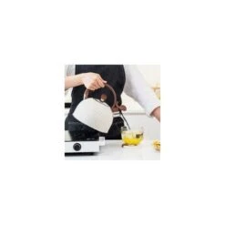 2.5 Liter Stainless Steel Whistling Kettle, Whistling Tea Kettle For Induction Gas Cookers, Easy To Clean, White -Home Appliance Store 88923900 5