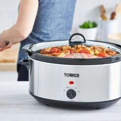 Tower 6.5 Litre Stainless Steel Slow Cooker -Home Appliance Store 89578134 5