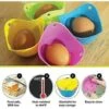 Set Of 6 Silicone Poaching Cups For Perfect Poached Eggs -Home Appliance Store 89792747 1