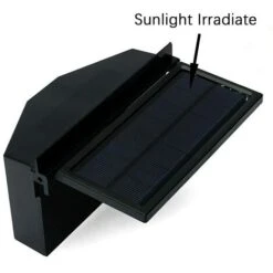 Car Solar Powered Fan,Small Air Conditioner Window Fans,Solar Powered Cooler Exhaust Fan (Black) -Home Appliance Store 90740251 3