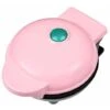 Mini Waffle Maker Machine For Individual Waffles, Paninis, Hash Browns Pink -Home Appliance Store 90745702 1