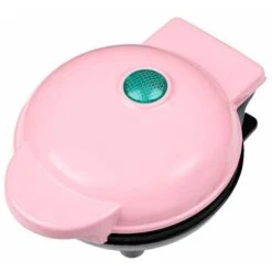 Mini Waffle Maker Machine For Individual Waffles, Paninis, Hash Browns Pink