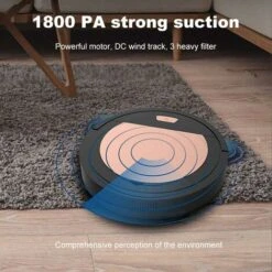 3-in-1 Robot Vacuum Cleaner For The Quiet Home With Powerful Suction Power (1800 Pa), Anti-collision Sensor, USB Sweeper And Mop For Pet Hair, Hard Floors And Carpets 9 3-in-1 Robot Vacuum Cleaner For The Quiet Home With Powerful Suction Power (1800 Pa), Anti-collision Sensor, USB Sweeper And Mop For Pet Hair, Hard Floors And Carpets -Home Appliance Store 91889904 3
