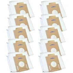 10 Pack Replacement Dust Bags For Ecovacs Deebot Ozmo T8 AIVI T8 Max T8 Series DX93 Vacuum Cleaner