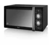 Swan Retro 25L LED 900W Manual Microwave Black -Home Appliance Store 93465899 1
