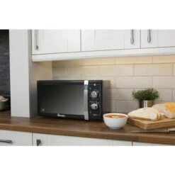 Swan Retro 25L LED 900W Manual Microwave Black 9 Swan Retro 25L LED 900W Manual Microwave Black -Home Appliance Store 93465899 3