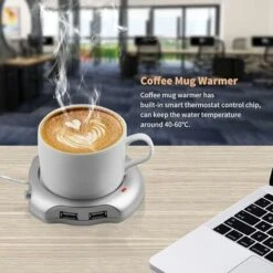 USB Coffee Cup Warmer Desktop Cup Warmer 10cmx9cmx2cm -Home Appliance Store 93535544 3