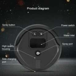 Smart Wireless Automatic Robot Vacuum Cleaner Humidifier Wet Dry Cleaning Machine For Home -Home Appliance Store 93892783 3