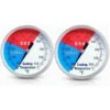 BBQ Thermometer Gauge, 2 Pack Charcoal Grill Smoker Temperature Gauge Pit BBQ Grill Thermometer -Home Appliance Store 94075200 1